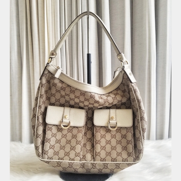 Gucci Handbags - Gucci Guccissima Canvas Hobo Shouldee Bag